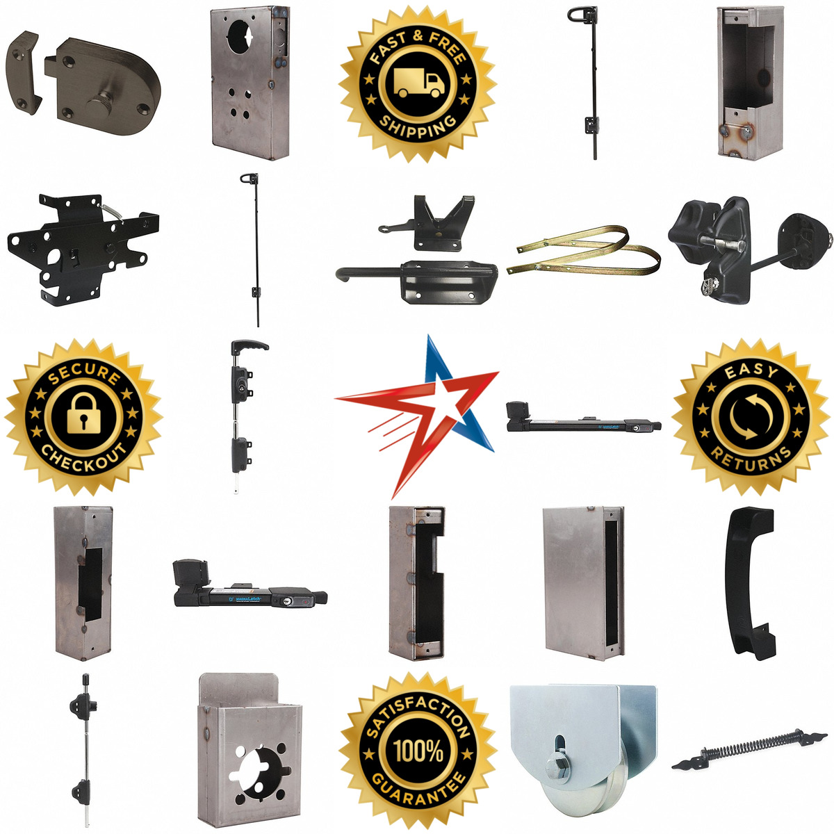 A selection of Gate Hardware products on GoVets