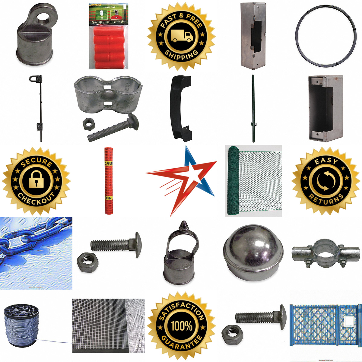 A selection of Fencing and Fencing Hardware products on GoVets