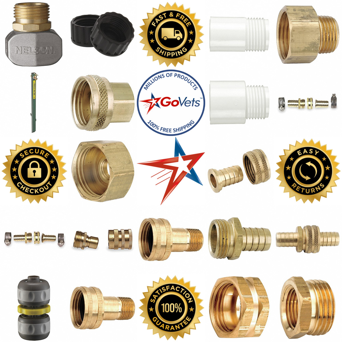 A selection of Garden Hose Fittings and Couplings products on GoVets