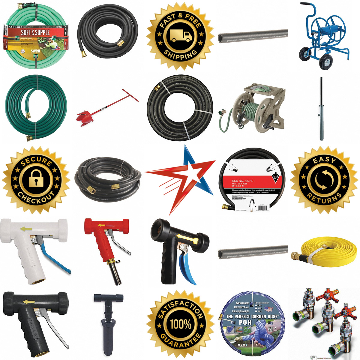 A selection of Garden Hoses and Sprinkler Systems products on GoVets