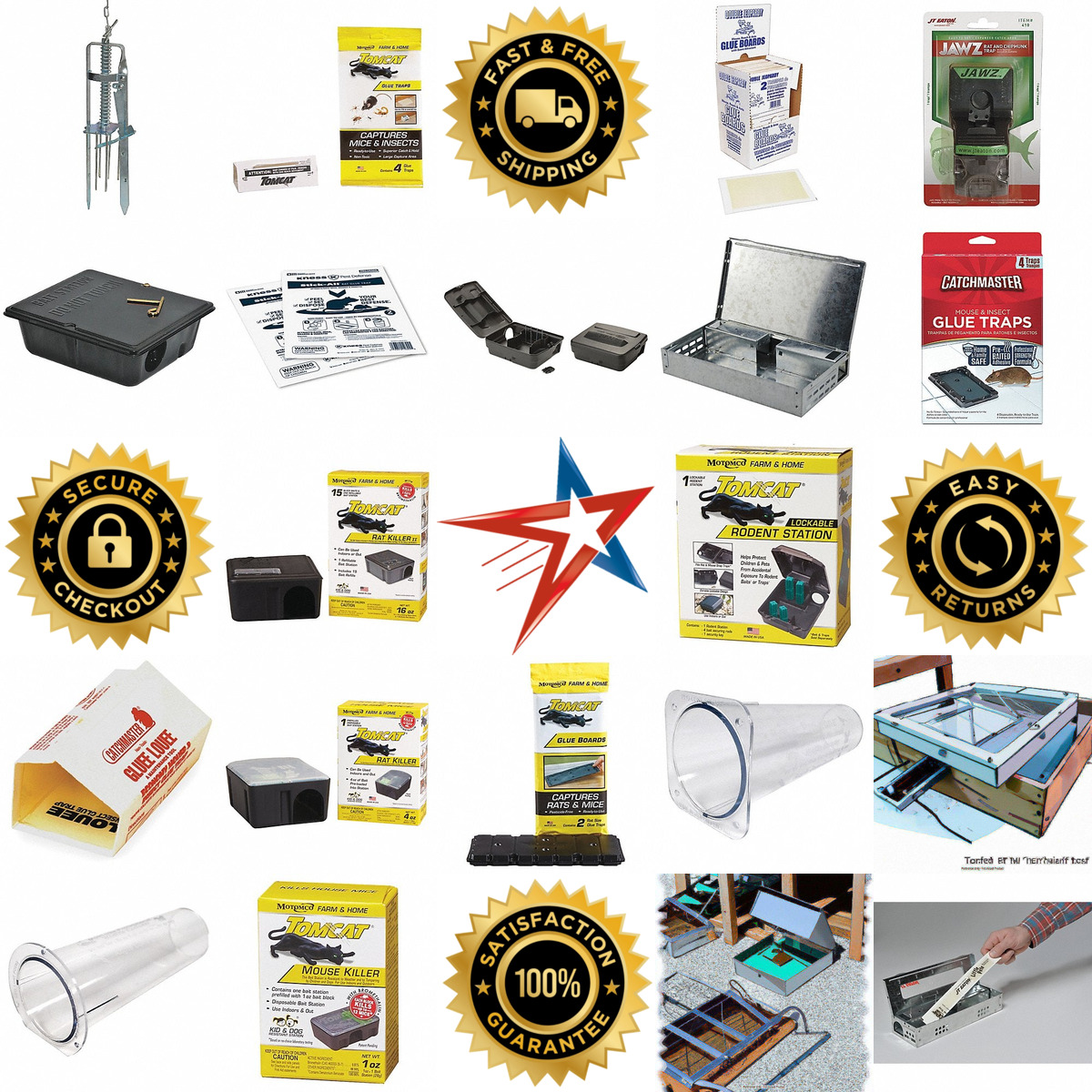 A selection of Rodent Traps and Bait Stations products on GoVets