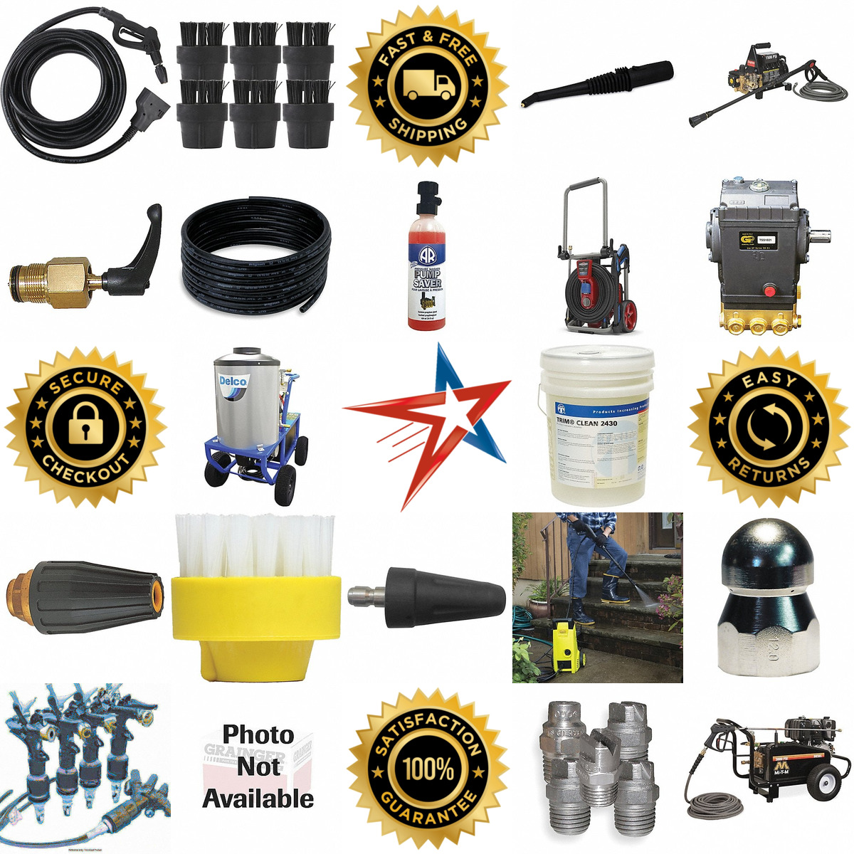 A selection of Pressure Washers and Accessories products on GoVets