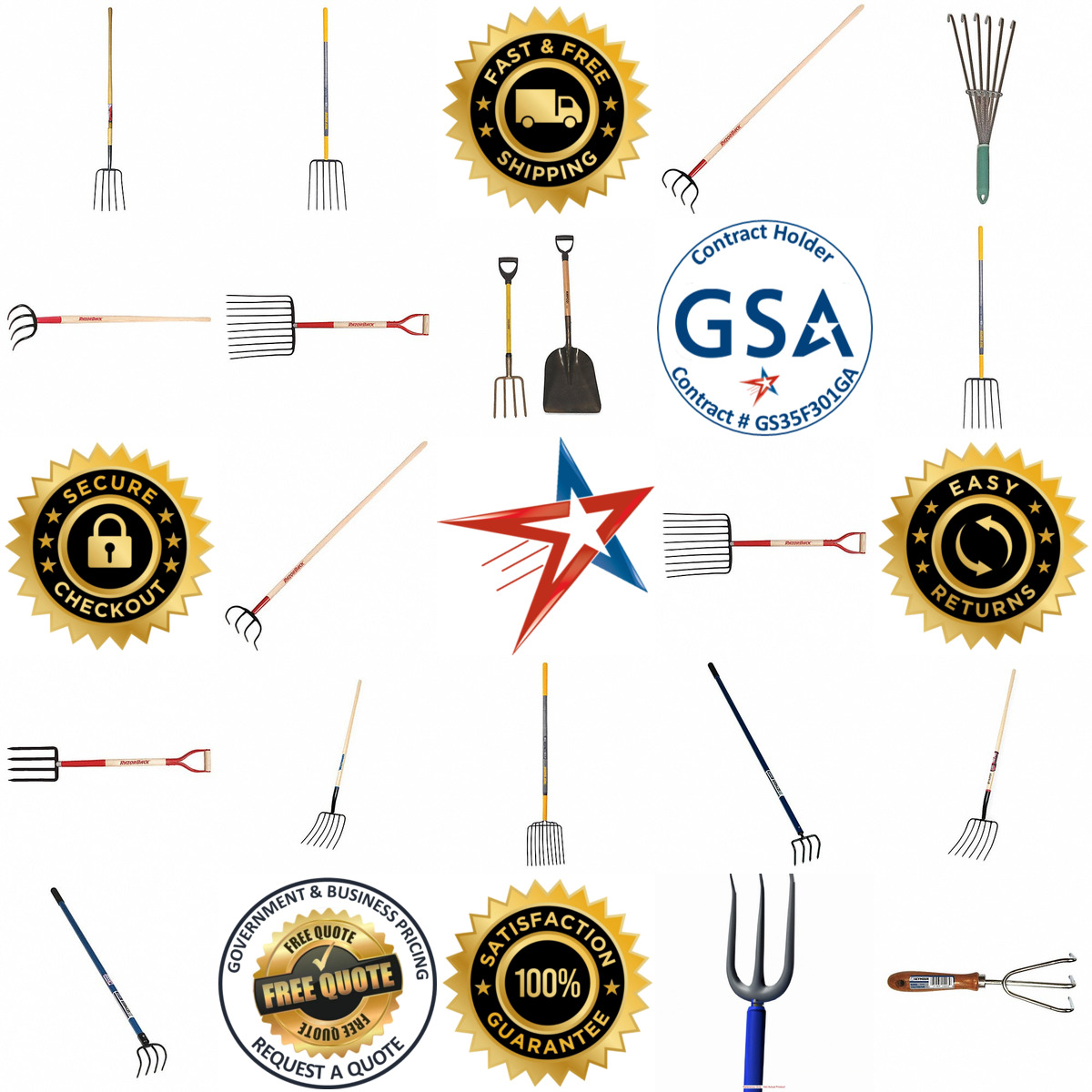 A selection of Agricultural and Garden Forks products on GoVets