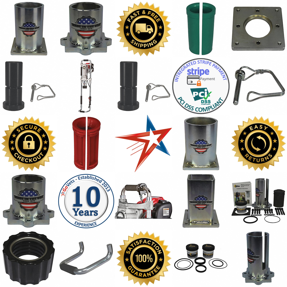 A selection of Post Driver Accessories products on GoVets