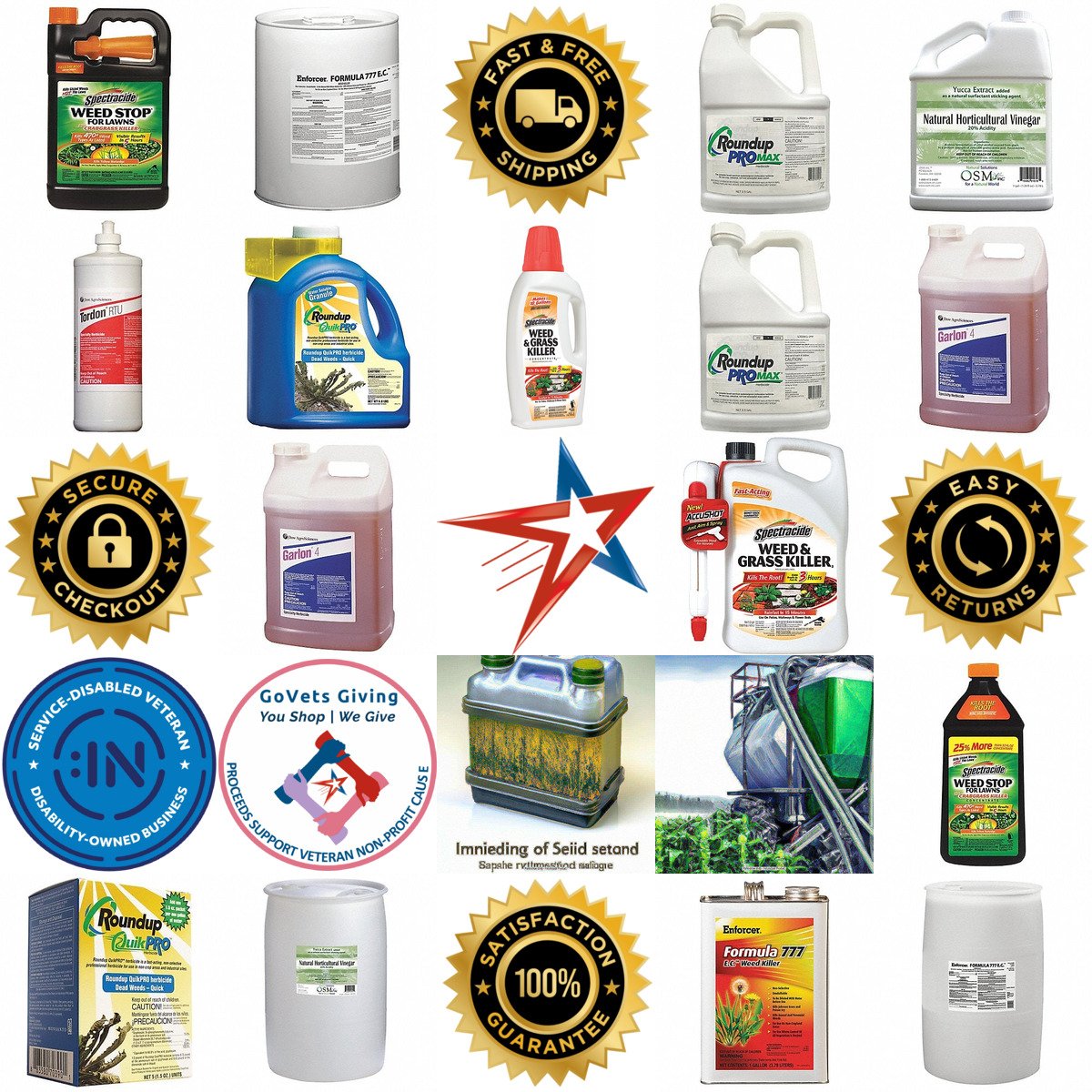 A selection of Herbicides products on GoVets