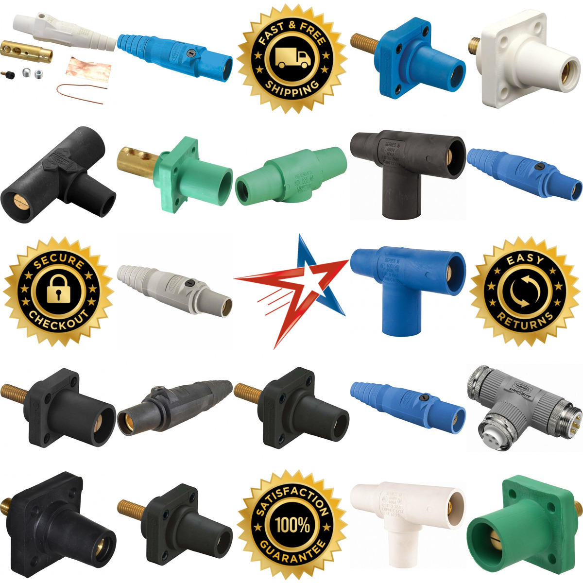 A selection of Single Pole Plugs and Connectors products on GoVets
