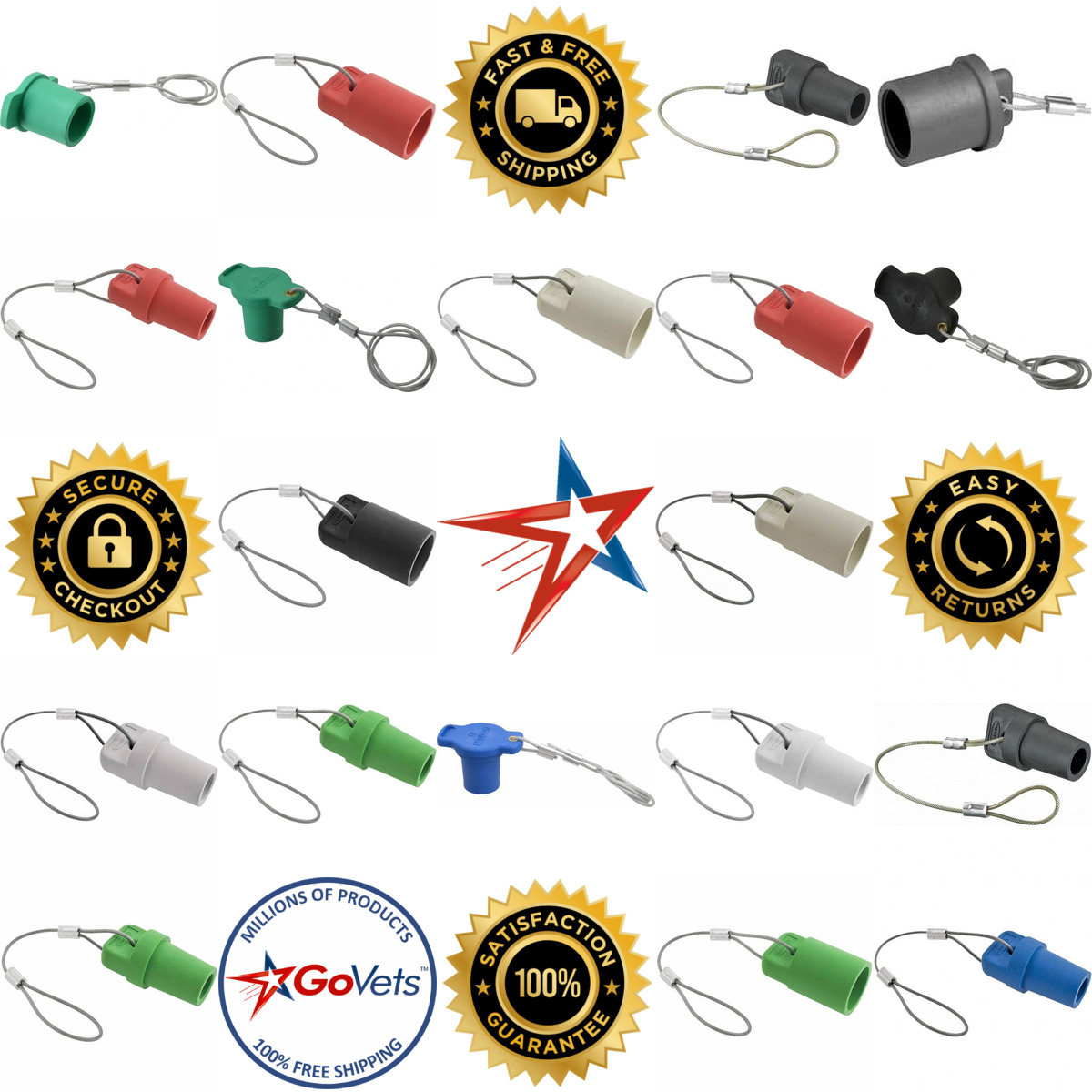 A selection of Single Pole Protective Caps products on GoVets