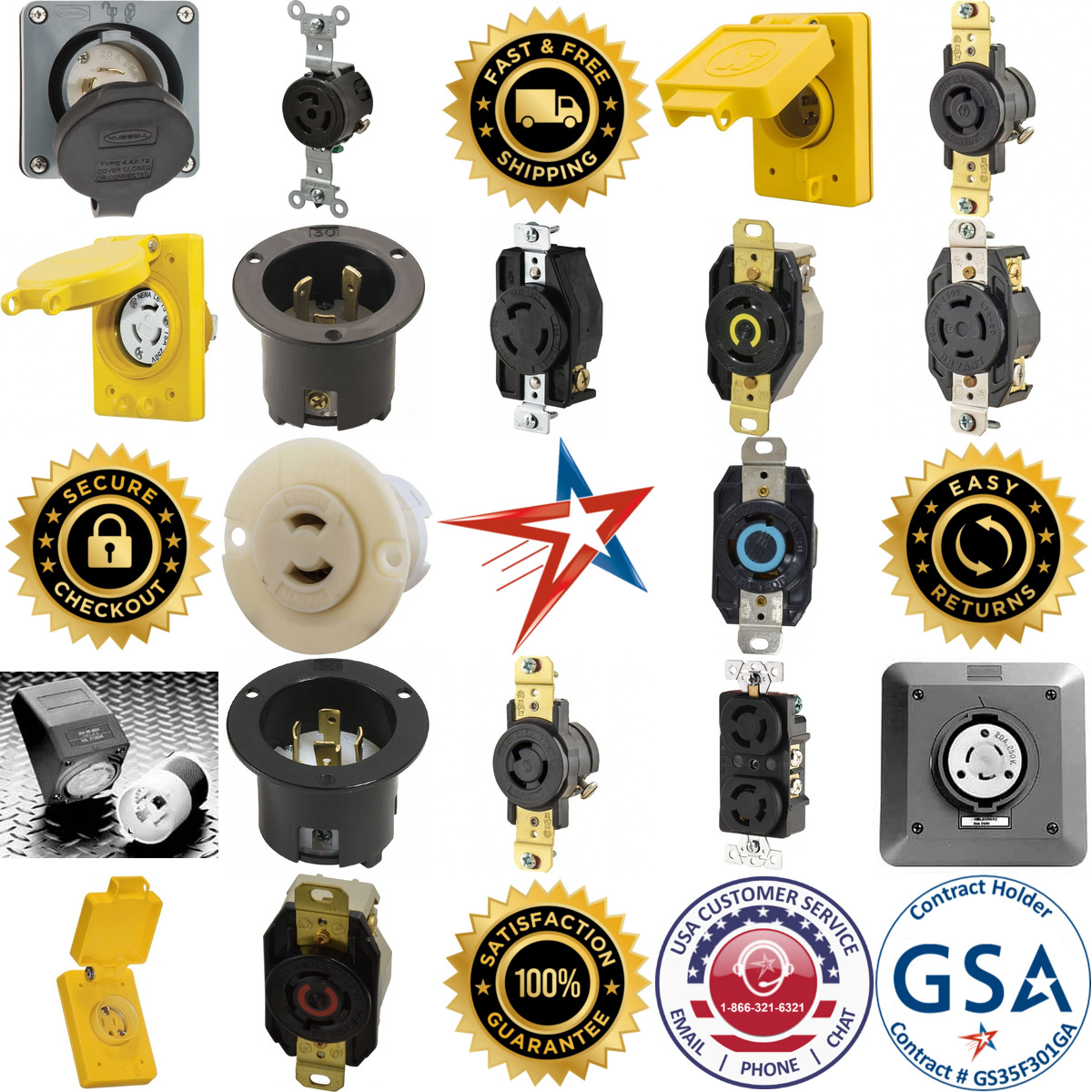 A selection of Twist Lock Receptacles products on GoVets