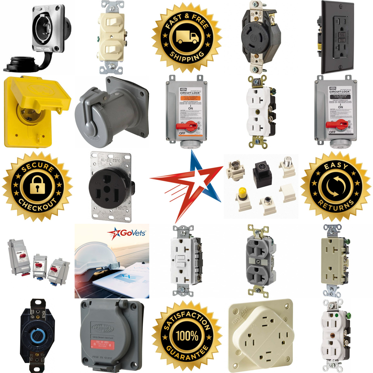 A selection of Electrical Receptacles products on GoVets