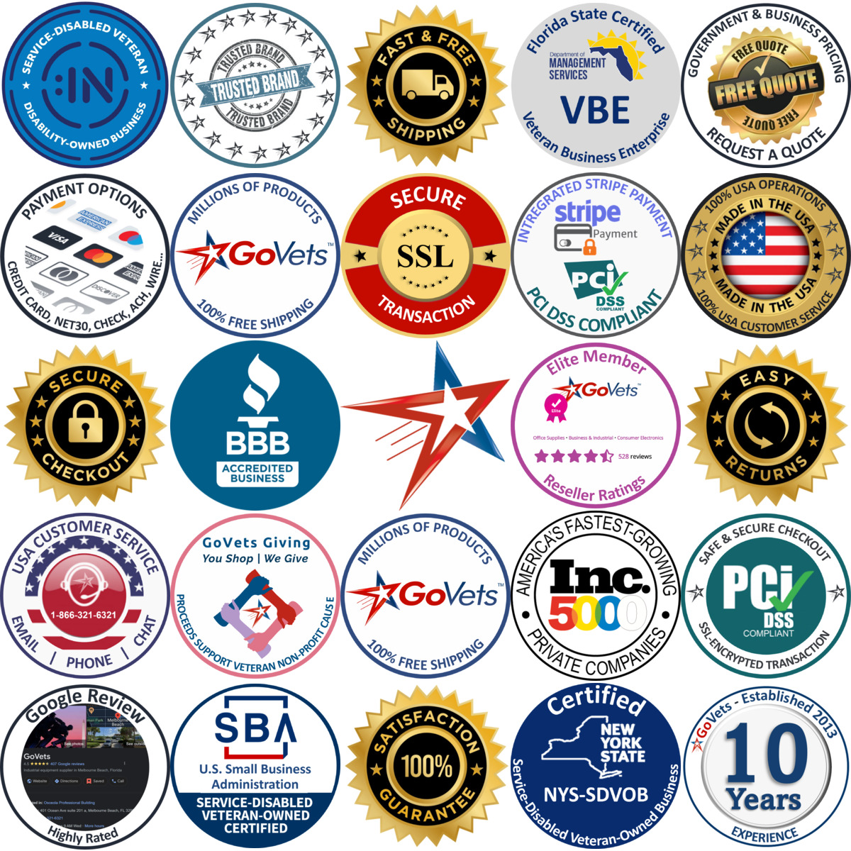 Millions of Products A selection of Hazardous Materials Packaging products on GoVets