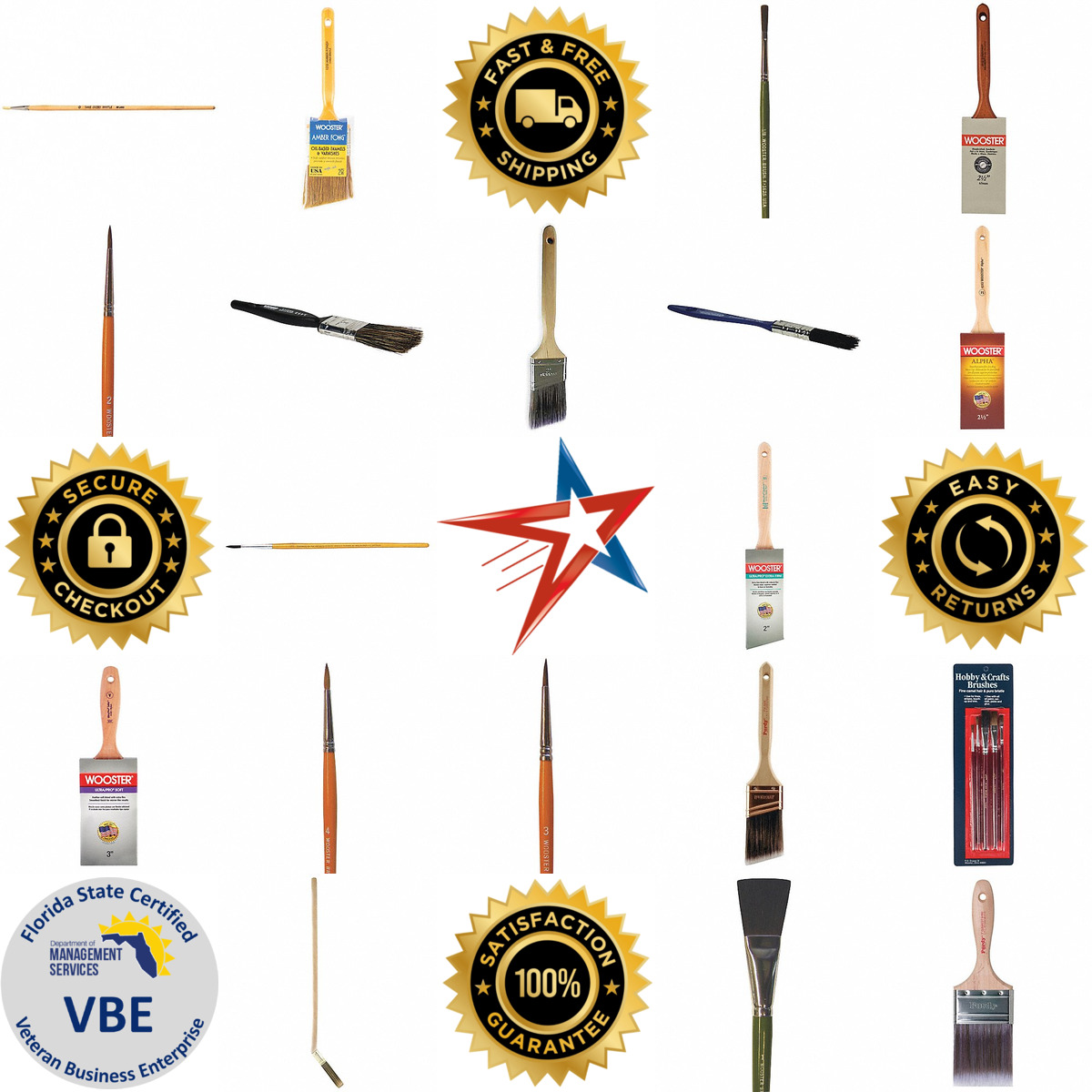 A selection of Paint Brushes products on GoVets