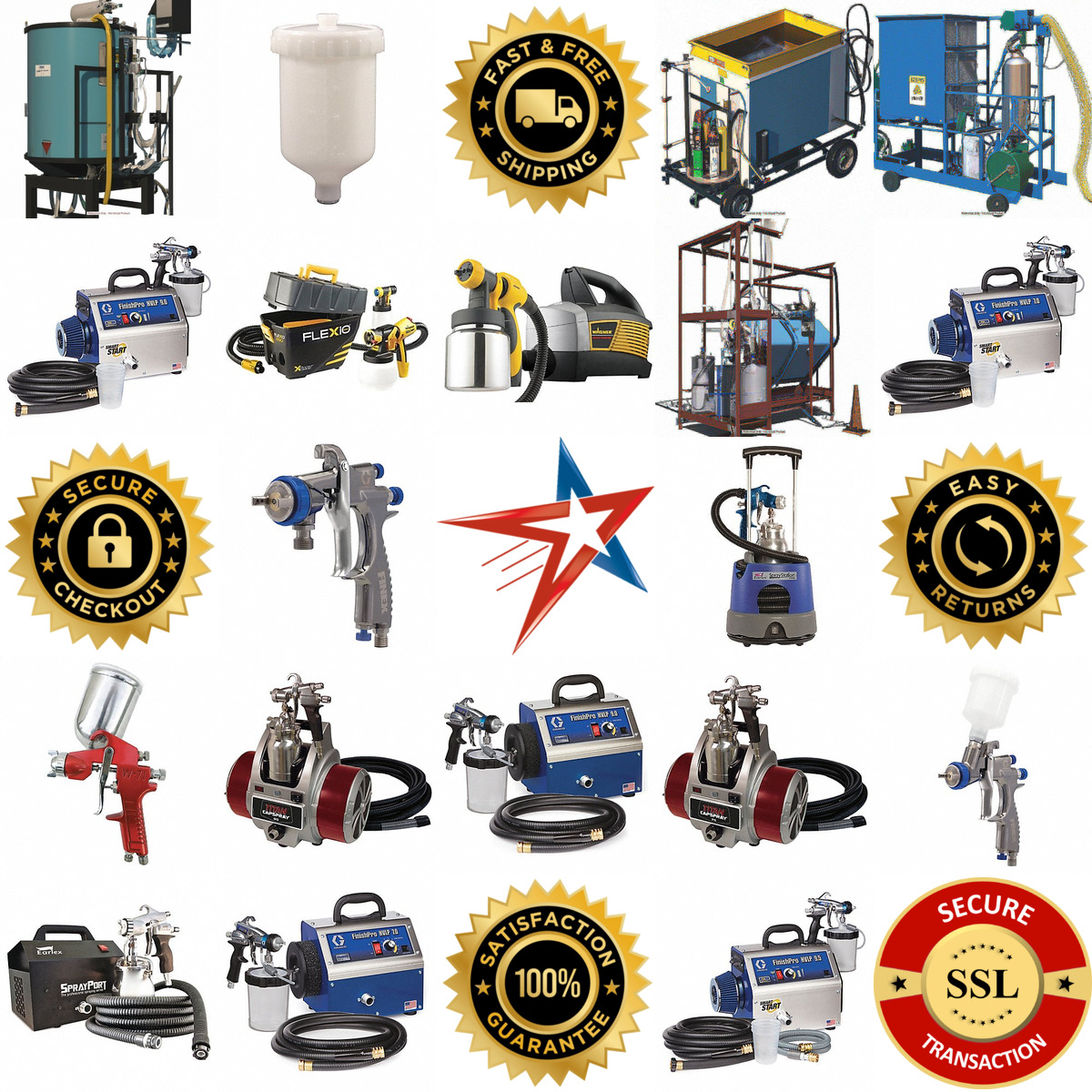 A selection of Hvlp Paint Sprayer Systems products on GoVets
