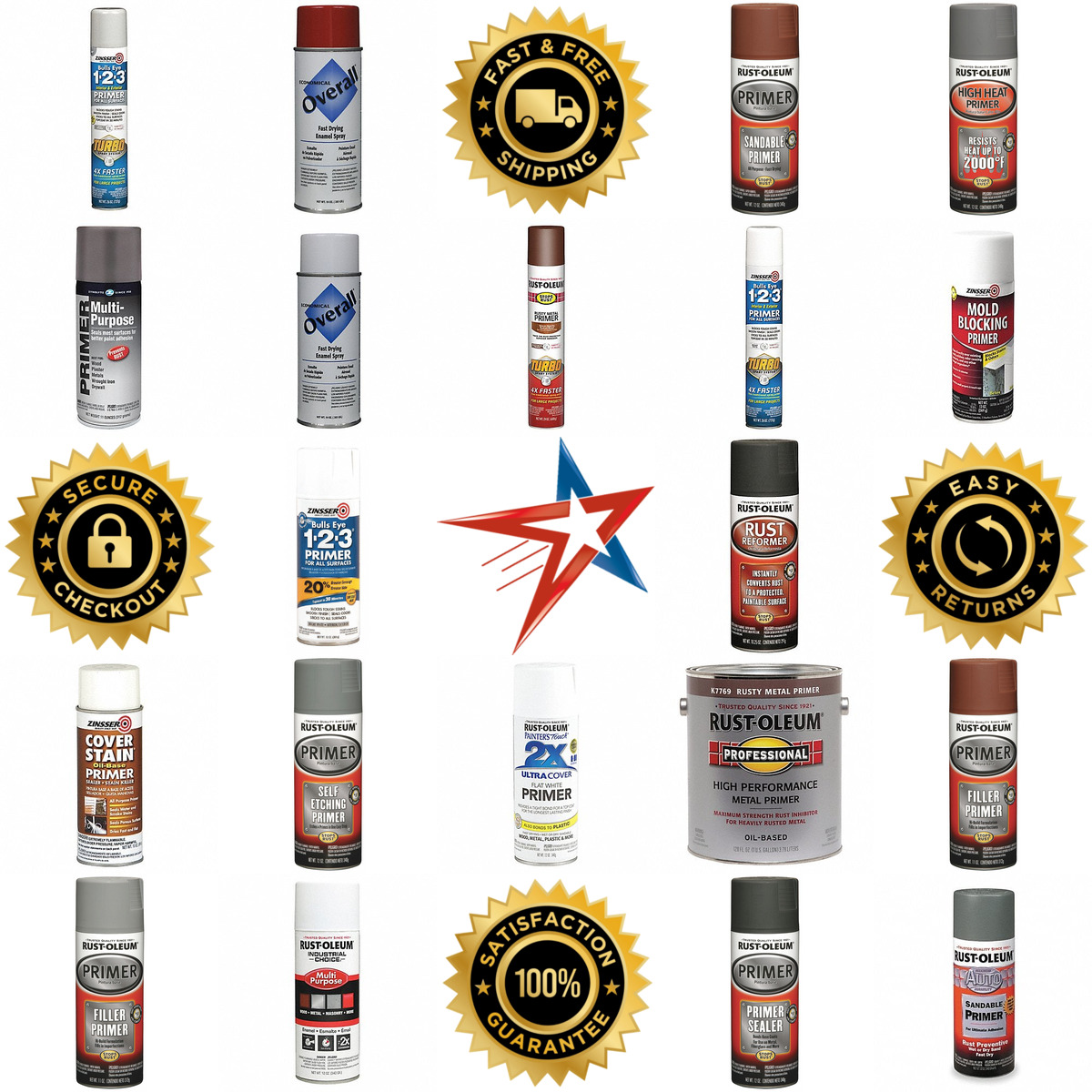 A selection of Alkyd Based Spray Primers products on GoVets