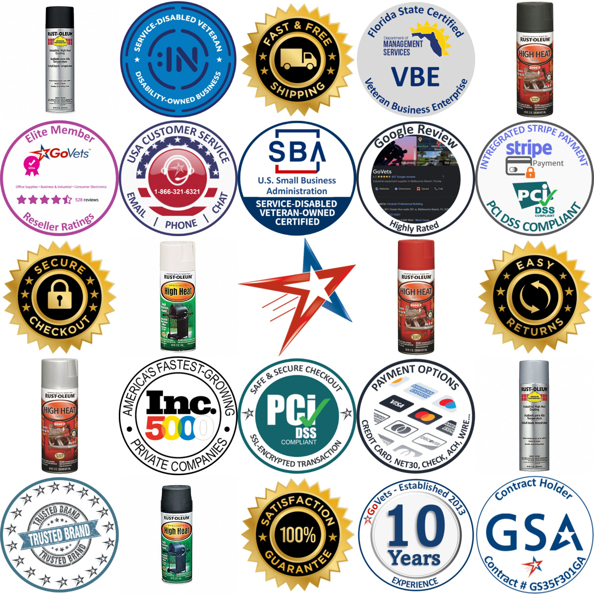 A selection of Silicone Based Spray Paints products on GoVets