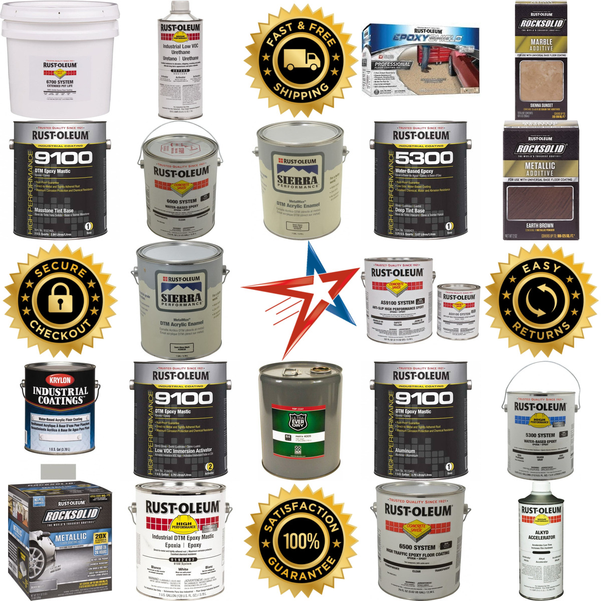 A selection of Sealants Finishers and Coatings products on GoVets
