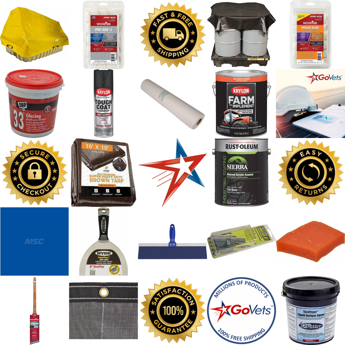 A selection of Paints Coatings and Surface Preparation products on GoVets