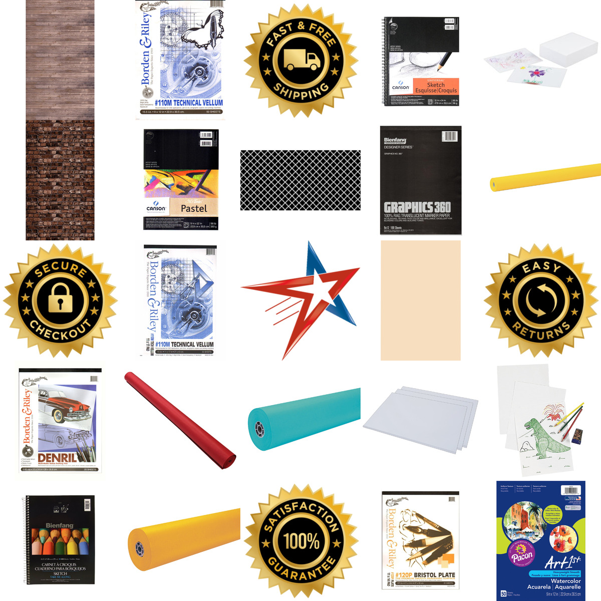 Millions of Products A selection of Drawing Paper and Pads products on GoVets