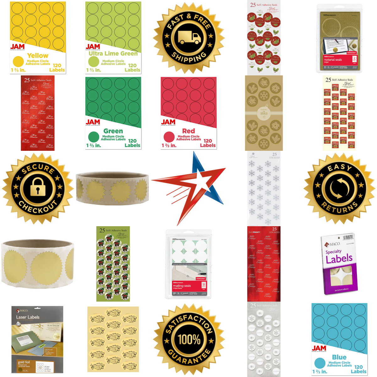 Millions of Products A selection of Award and Certificate Seals products on GoVets