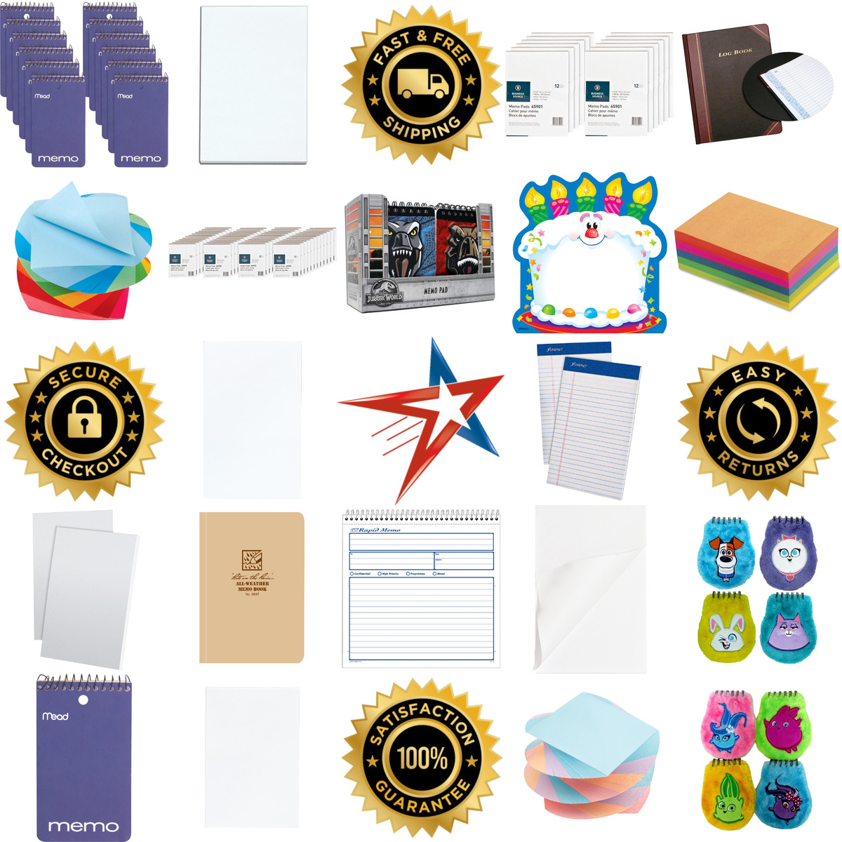 Millions of Products A selection of Memo and Scratch Pads products on GoVets