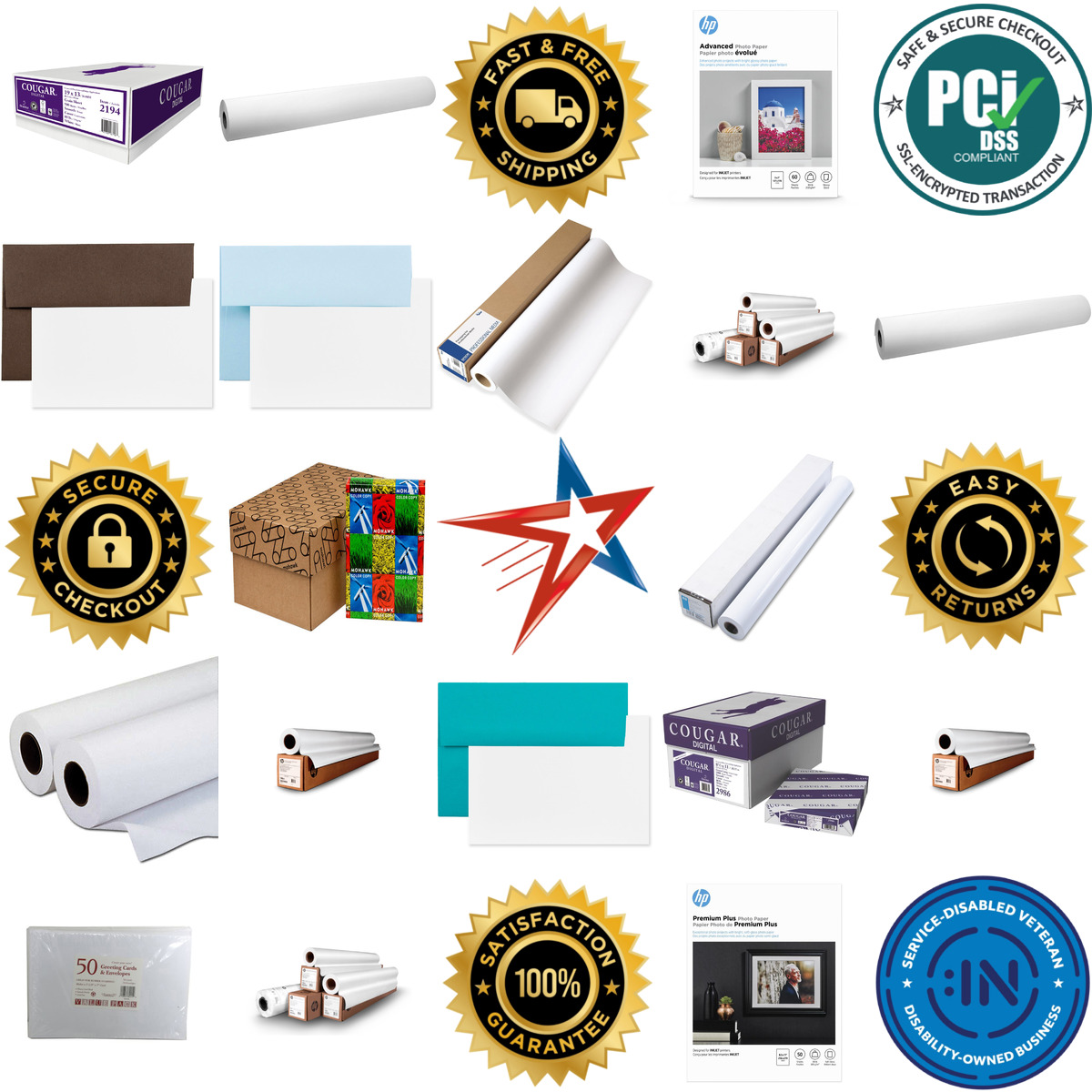 A selection of Photo and Presentation Paper products on GoVets