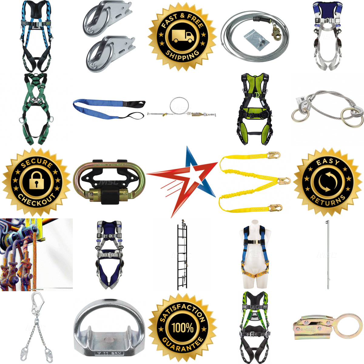 A selection of Fall Protection products on GoVets