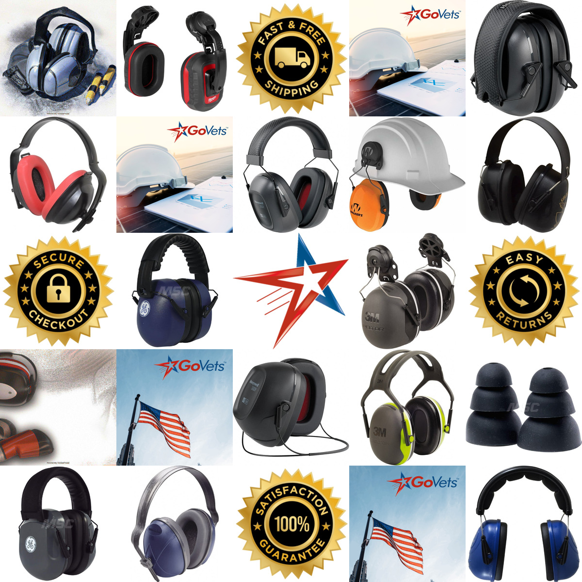 A selection of Earmuffs and Accessories products on GoVets