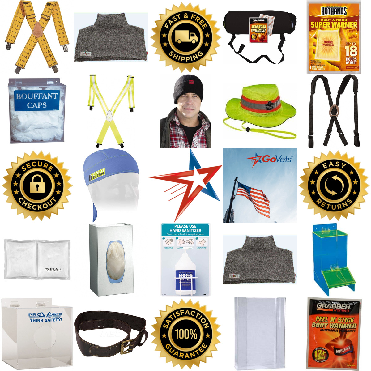 A selection of Protective Clothing Accessories products on GoVets