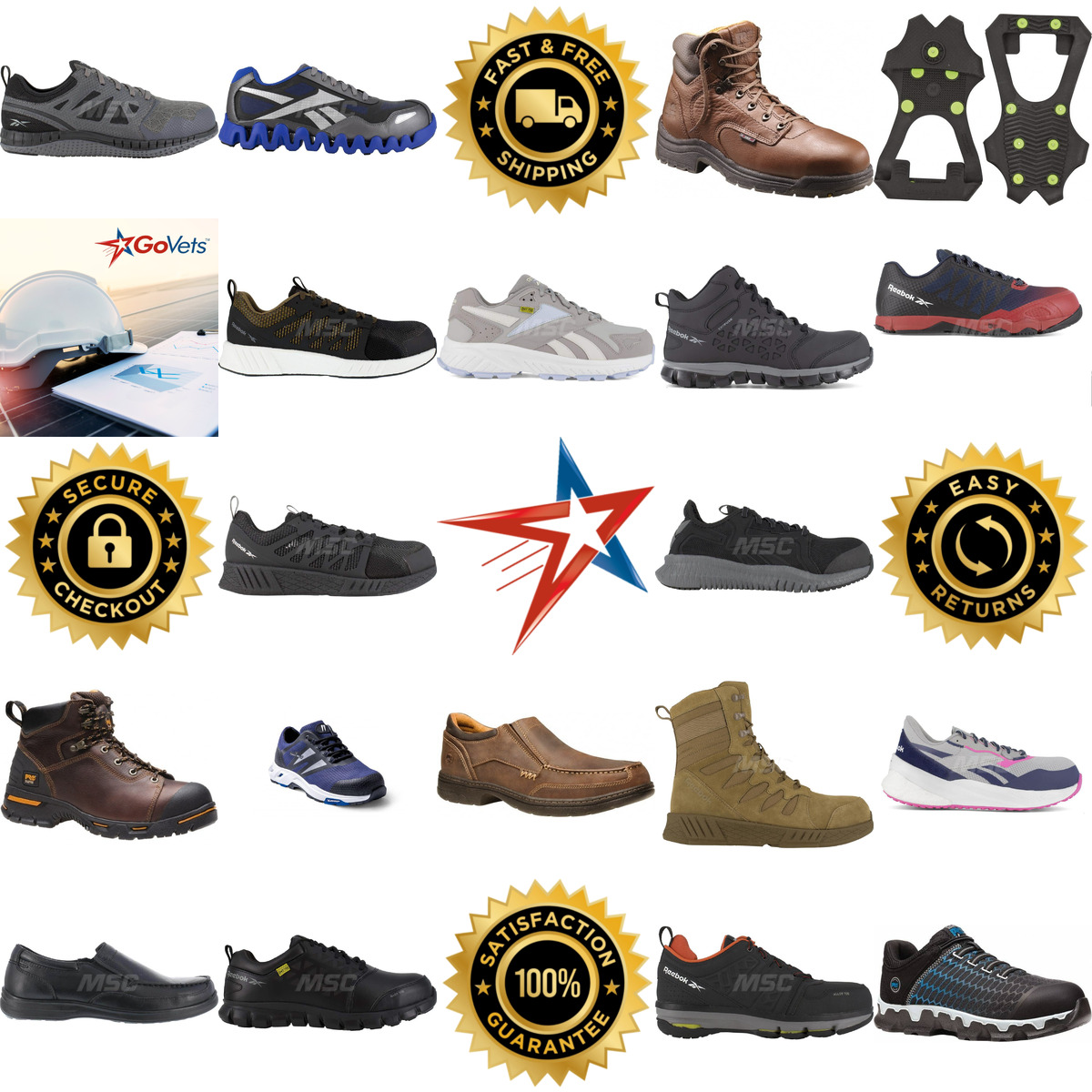A selection of Protective Footwear products on GoVets