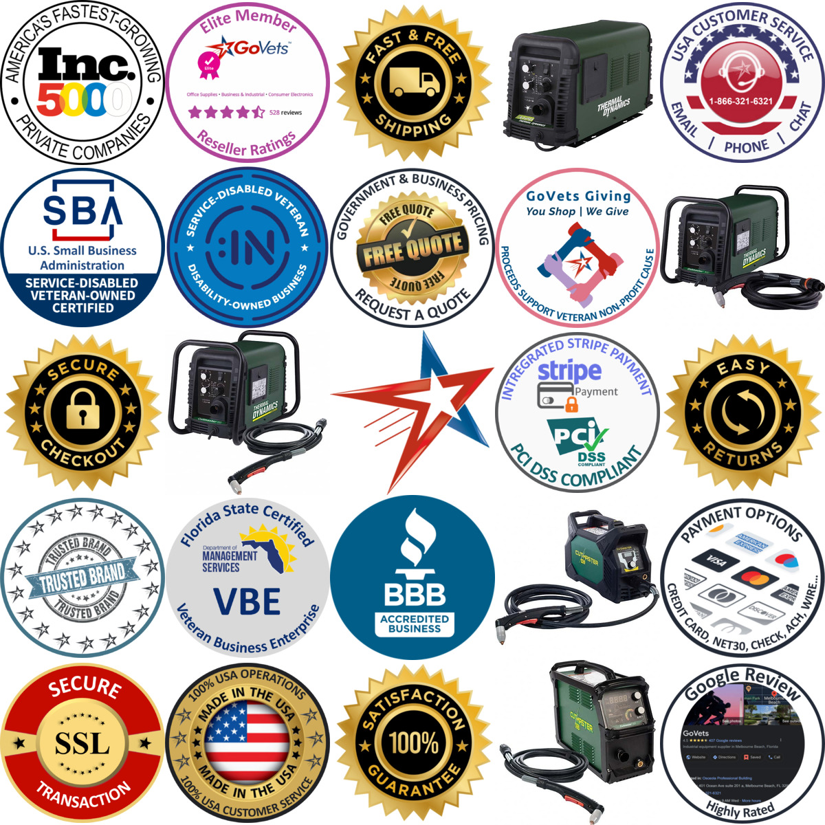 Millions of Products A selection of Thermal Dynamics products on GoVets