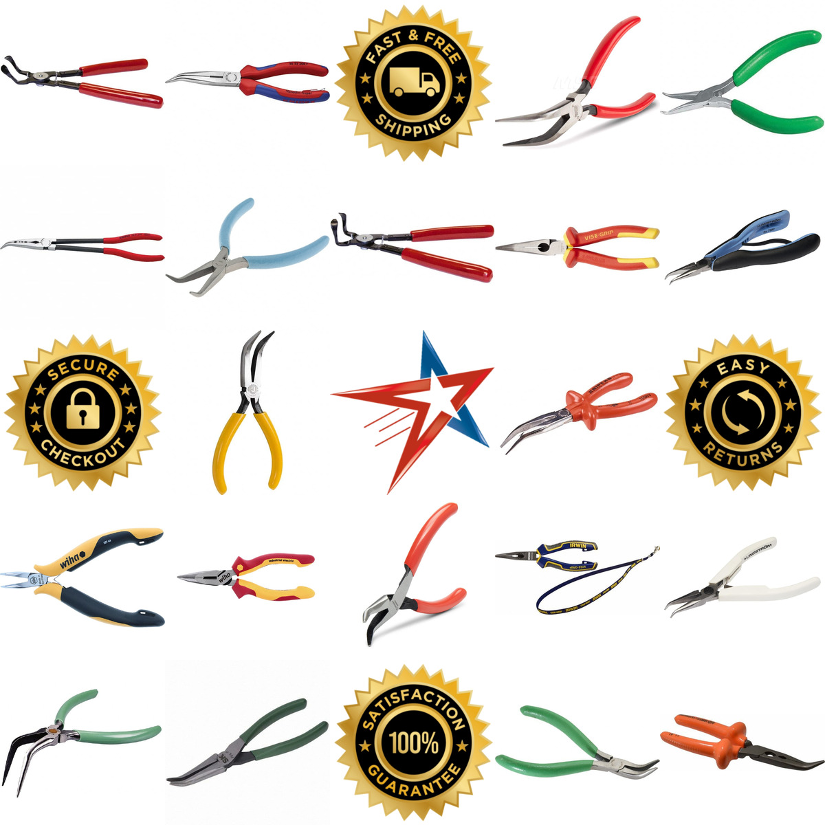 A selection of Bent Nose Pliers products on GoVets