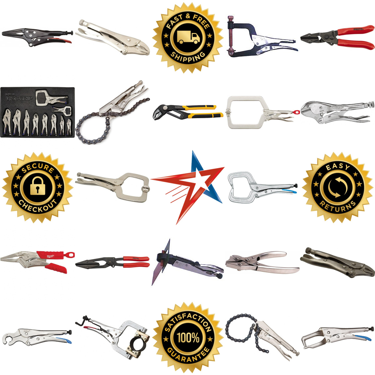 A selection of Locking Pliers products on GoVets