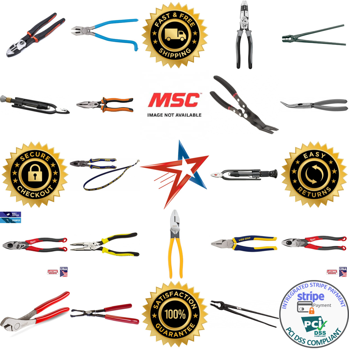 A selection of Pliers products on GoVets