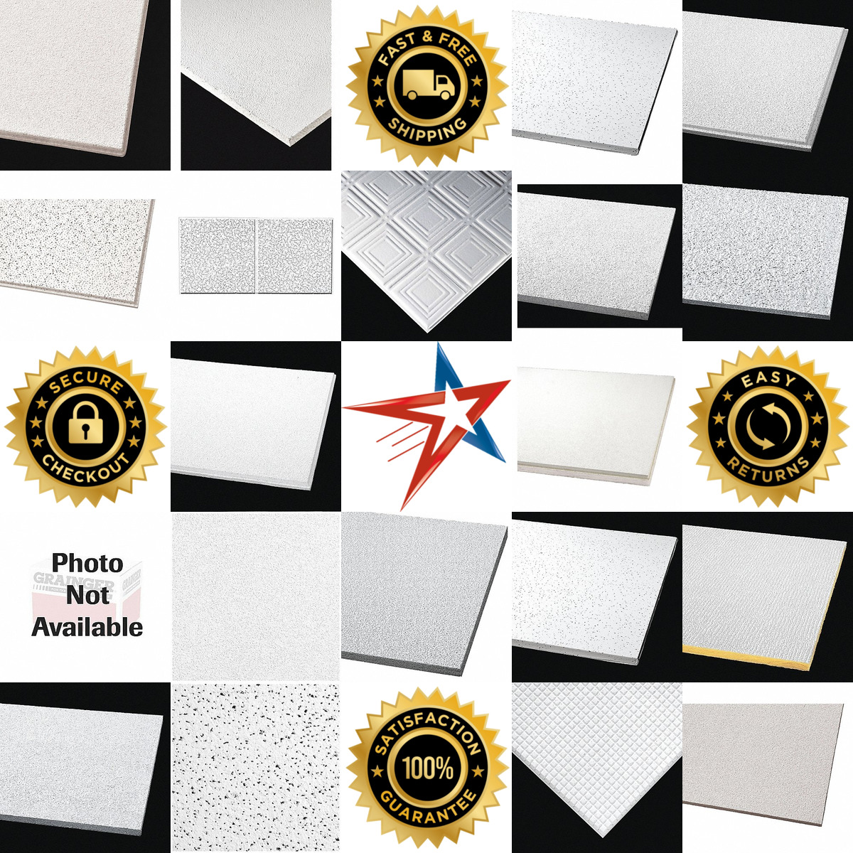 A selection of Ceiling Tiles products on GoVets