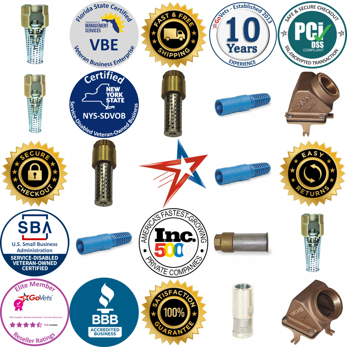 A selection of Foot Valves products on GoVets