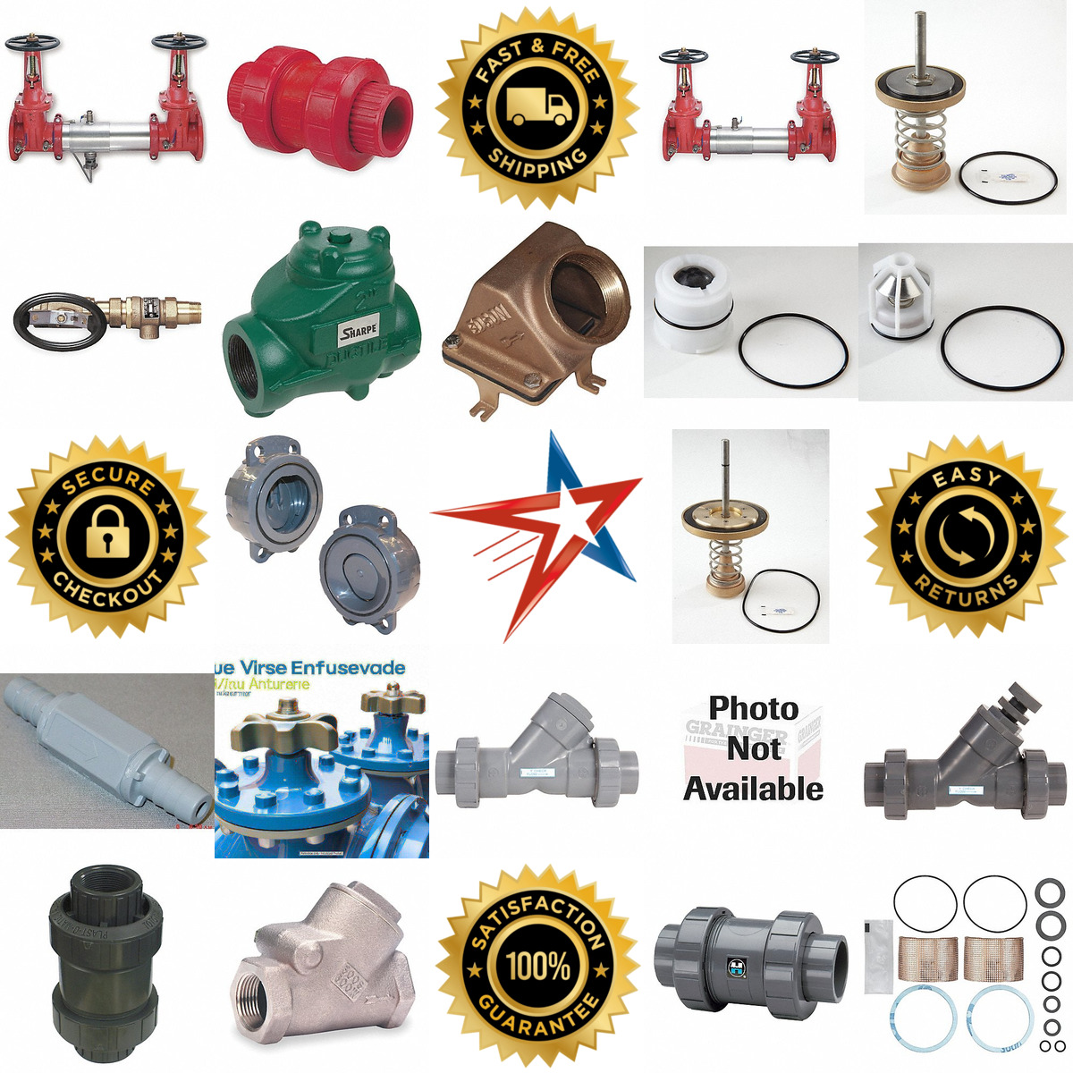 A selection of Check Valves and Backflow Preventers products on GoVets