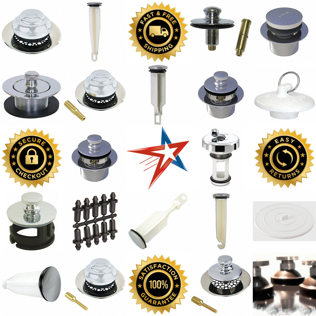 A selection of Drain Stoppers products on GoVets