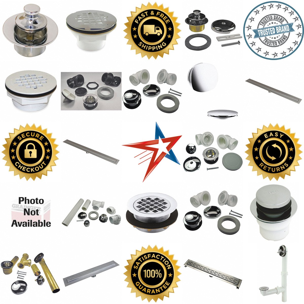 A selection of Shower Drains products on GoVets
