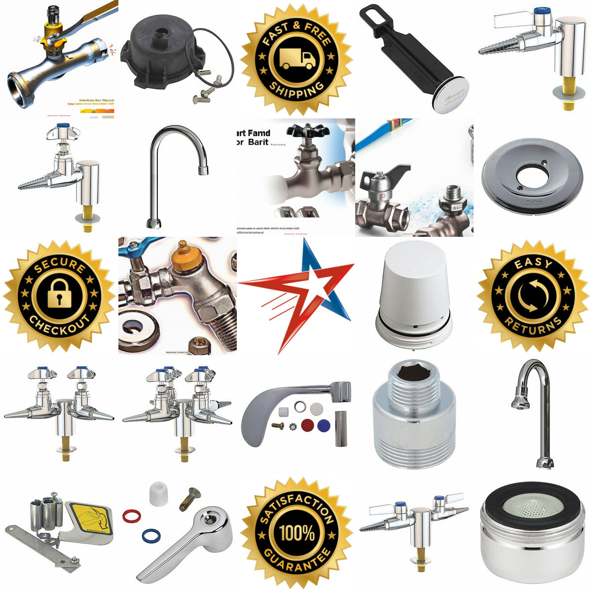 A selection of Faucet Repair Parts products on GoVets