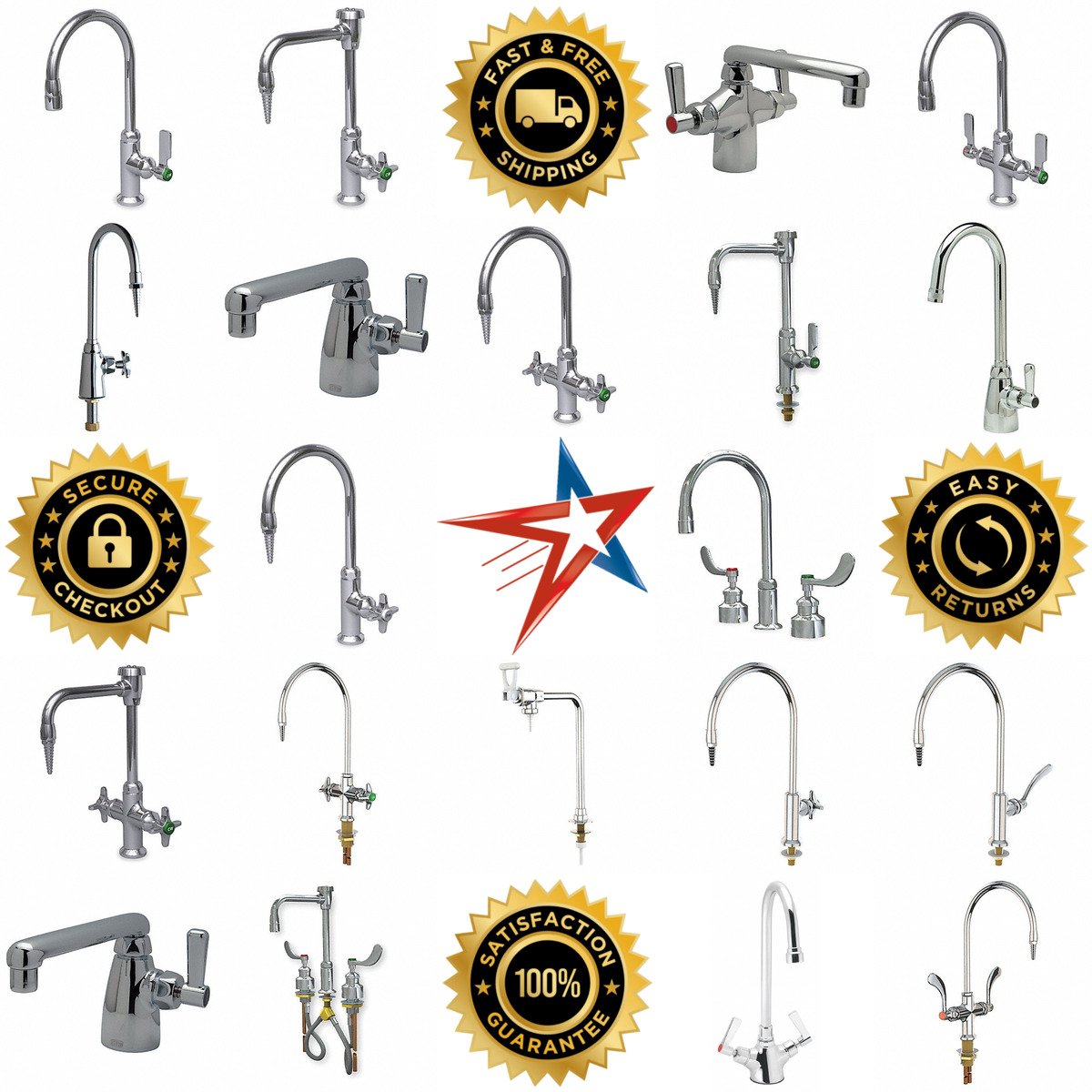 A selection of Laboratory Faucets products on GoVets