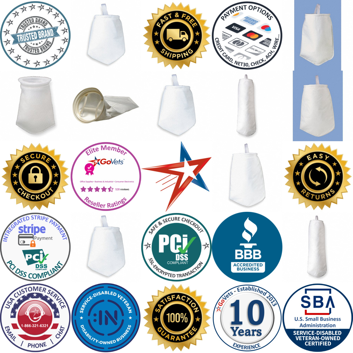 A selection of Filter Bags products on GoVets