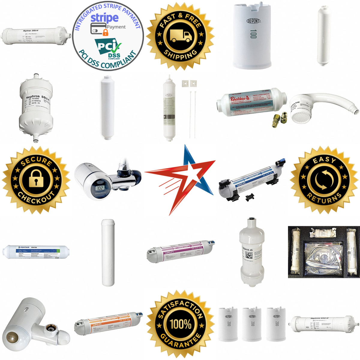 A selection of Inline Filters products on GoVets