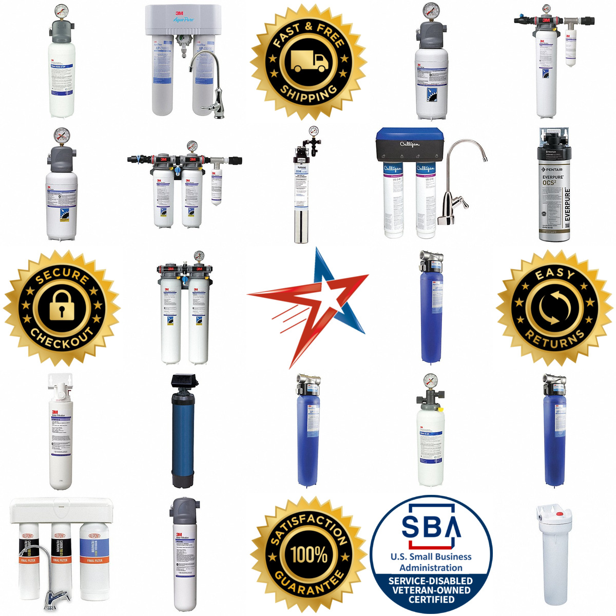 A selection of Water Filtration Systems products on GoVets