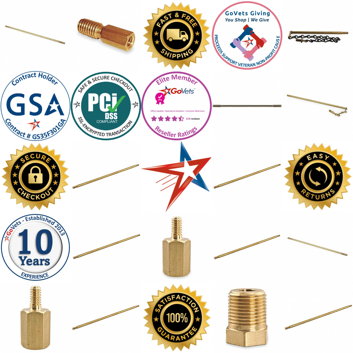A selection of Float Rods Adapters and Nuzzle Assemblies products on GoVets