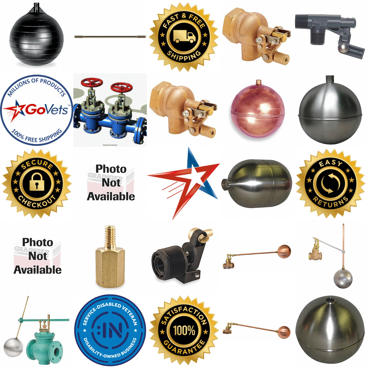 A selection of Float Valves and Accessories products on GoVets