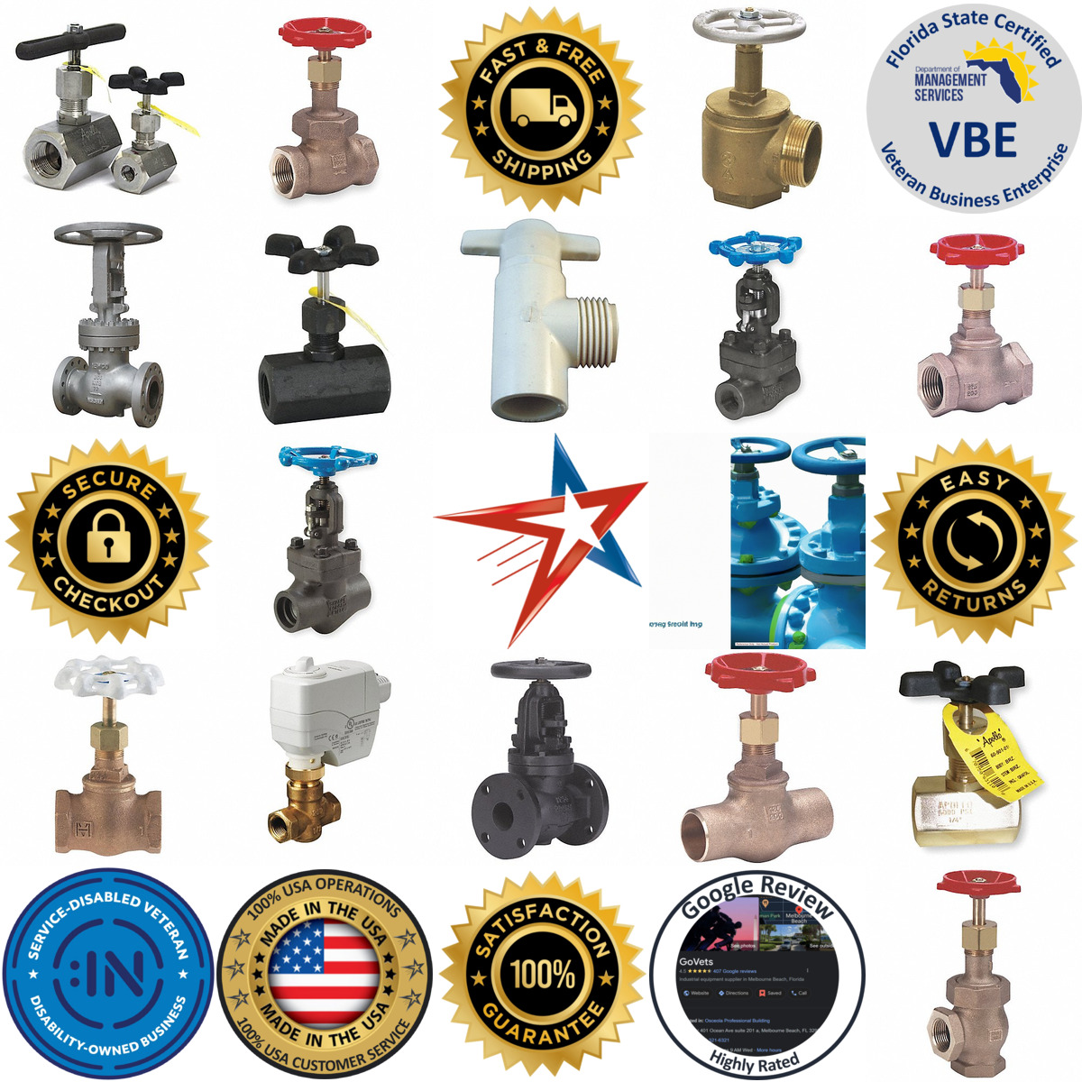 A selection of Globe Valves products on GoVets