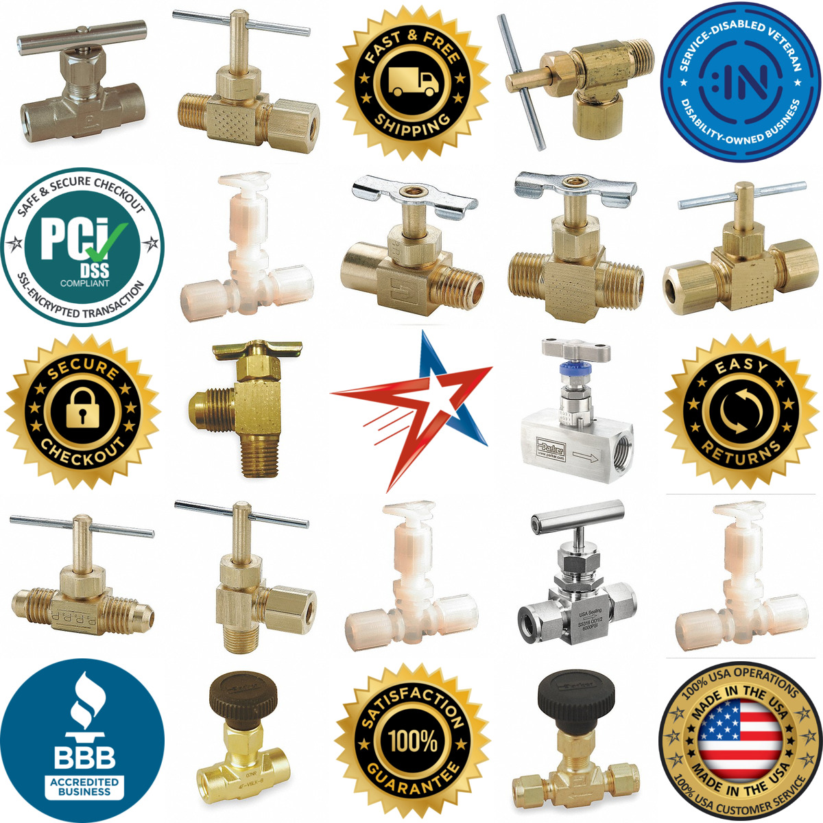 A selection of Plumbing Needle Valves products on GoVets