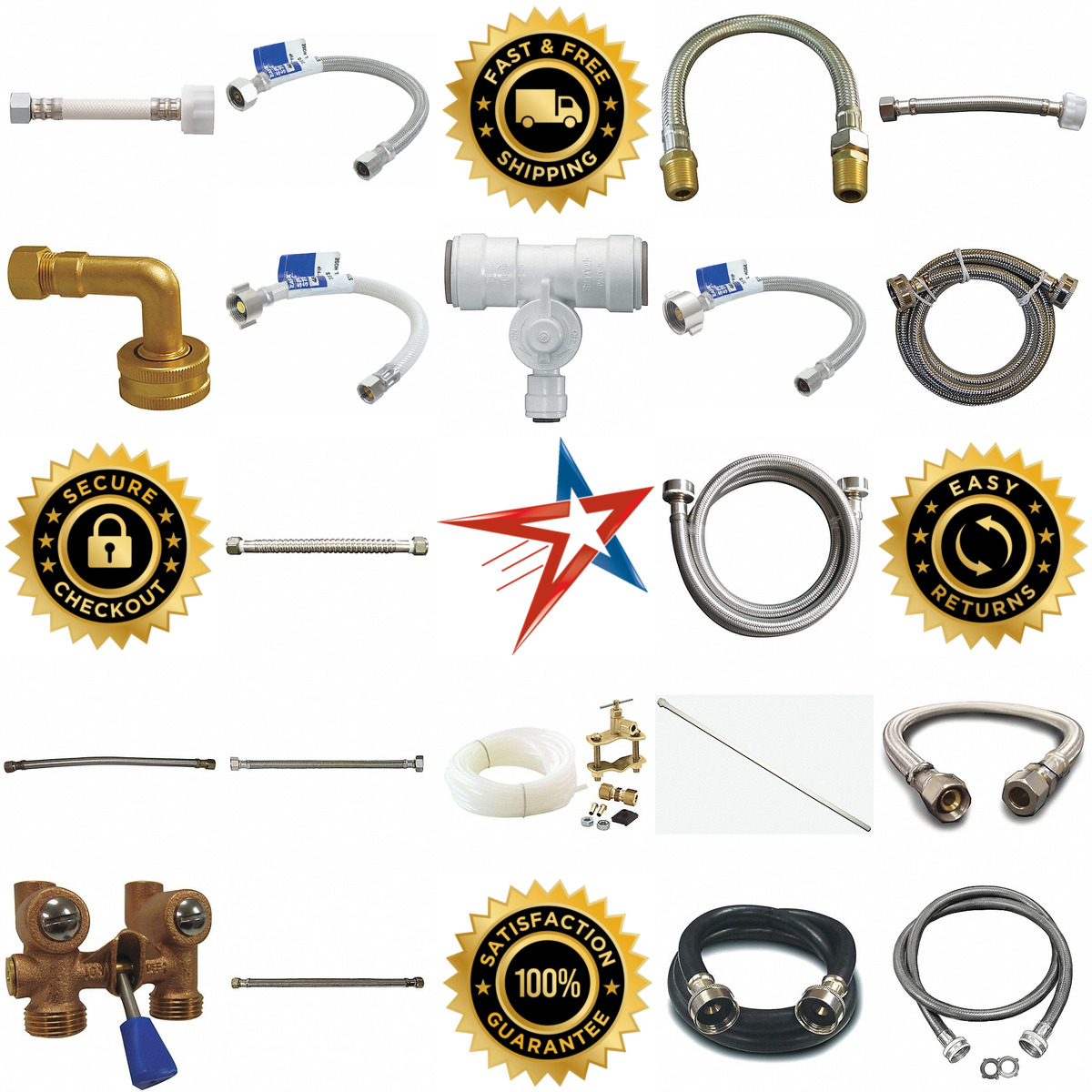 A selection of Water Supply Hoses and Connectors products on GoVets