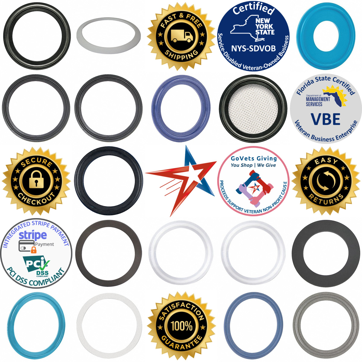 A selection of Sanitary Gaskets products on GoVets