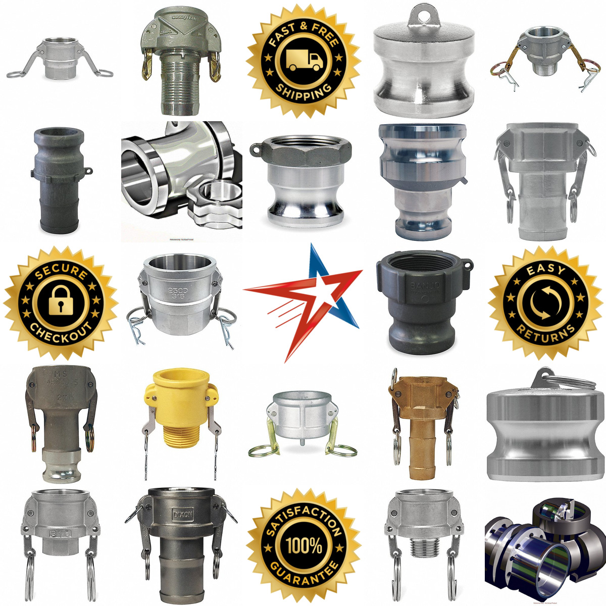 A selection of Hose Fittings and Couplings products on GoVets