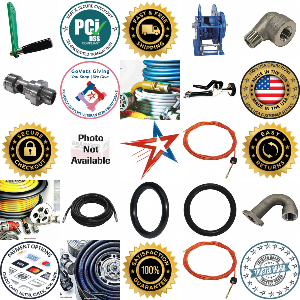 A selection of Hose Reel Parts and Accessories products on GoVets